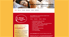 Desktop Screenshot of brandschutz-metzger.de